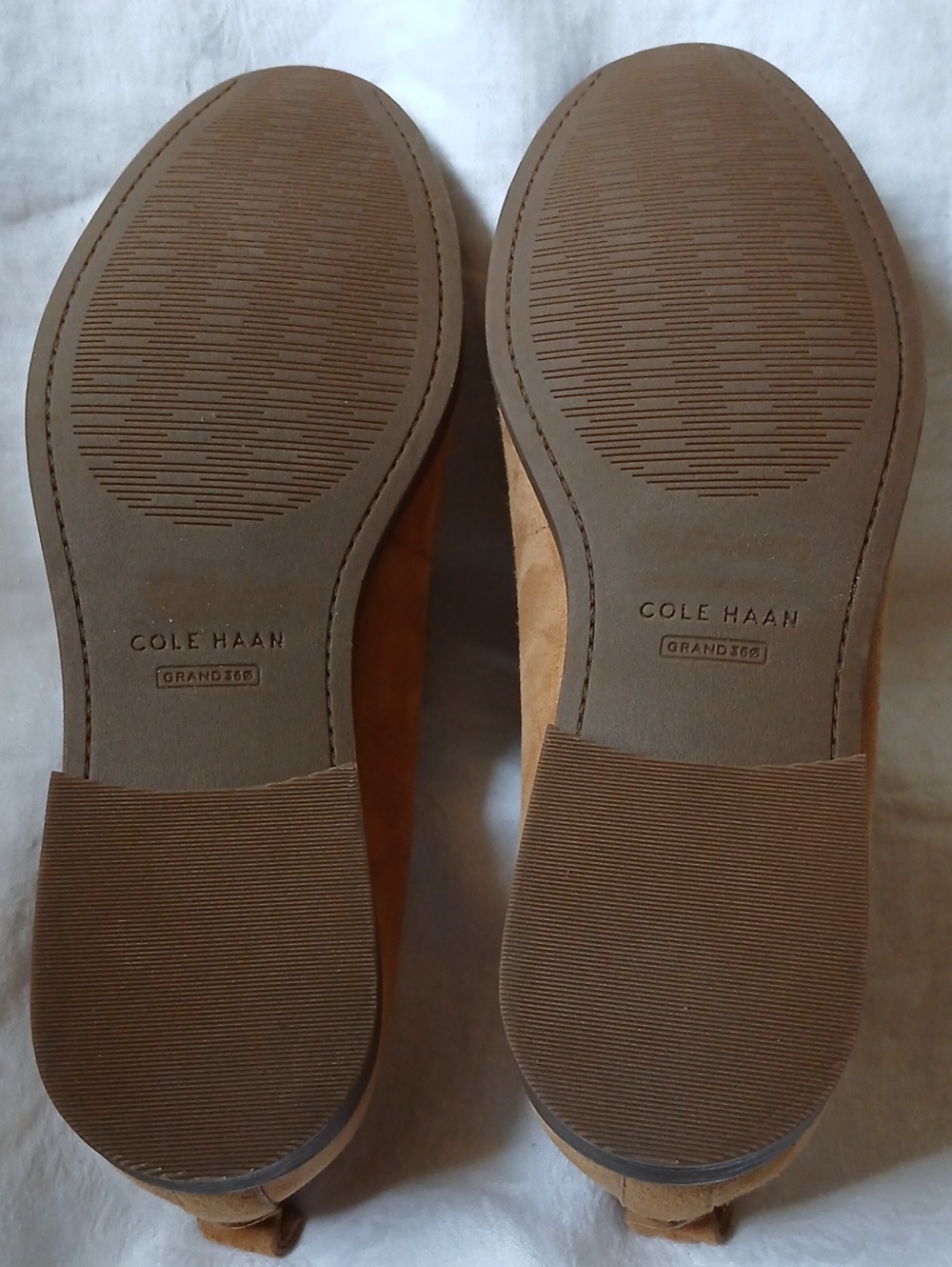 Cole Haan - Womens Suede Penny Loafers Tan Size 11B - Picture 8 of 11